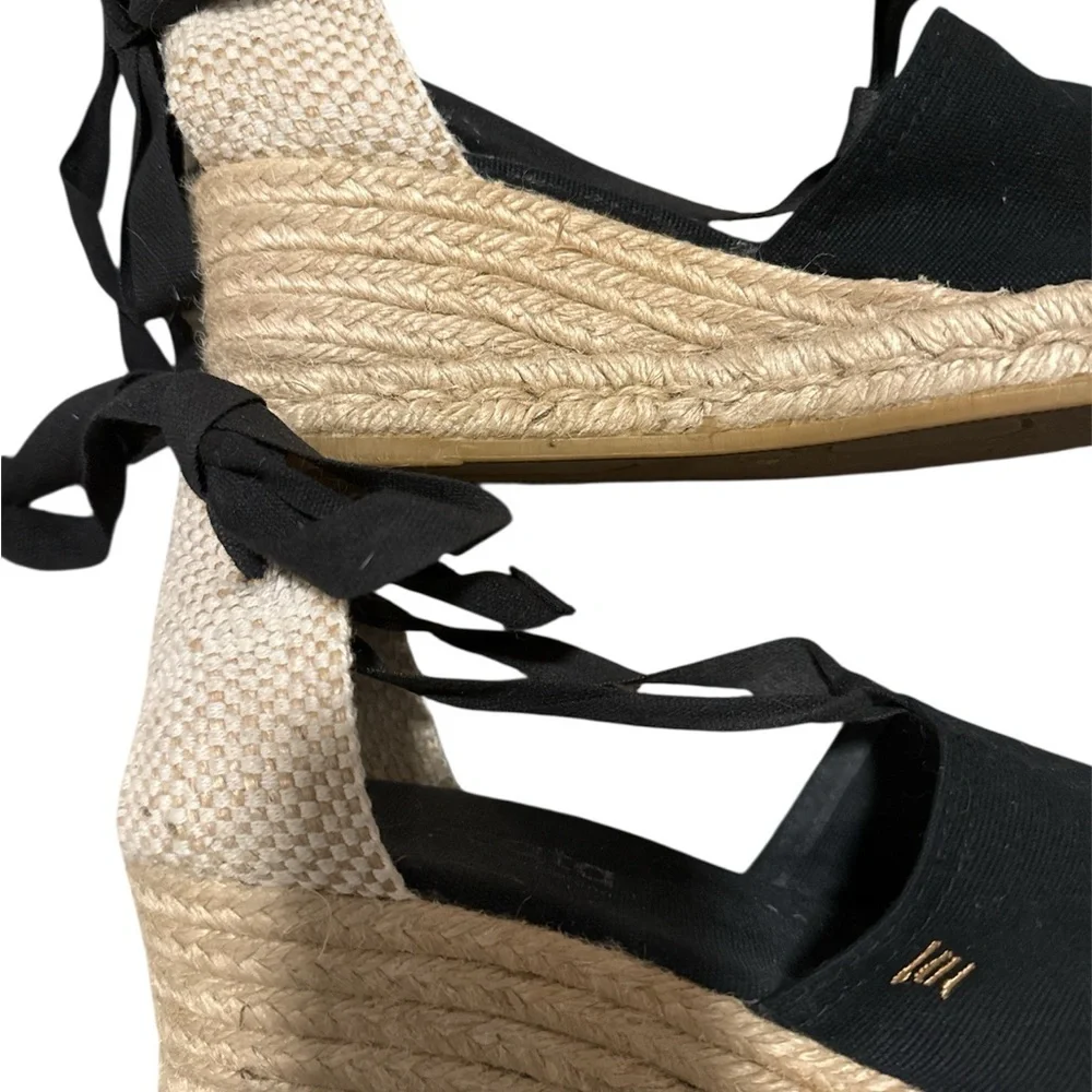 Black Viscata Espadrille Flats